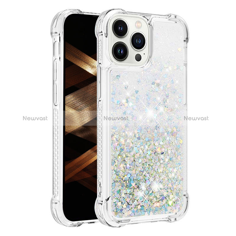 Silicone Candy Rubber TPU Bling-Bling Soft Case Cover S01 for Apple iPhone 15 Pro