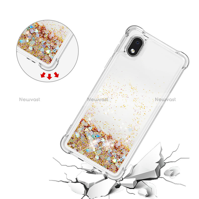 Silicone Candy Rubber TPU Bling-Bling Soft Case Cover S01 for Samsung Galaxy A01 Core