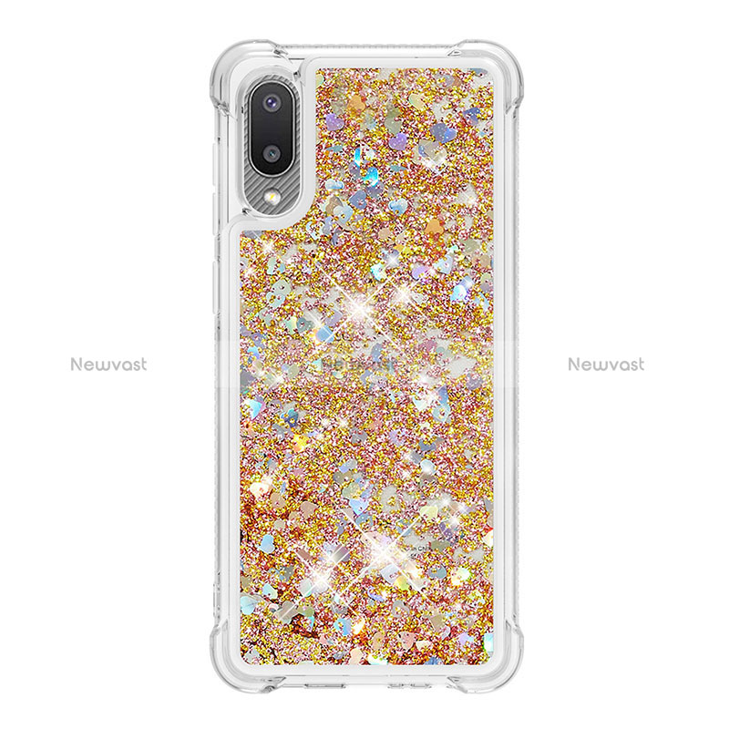 Silicone Candy Rubber TPU Bling-Bling Soft Case Cover S01 for Samsung Galaxy A02