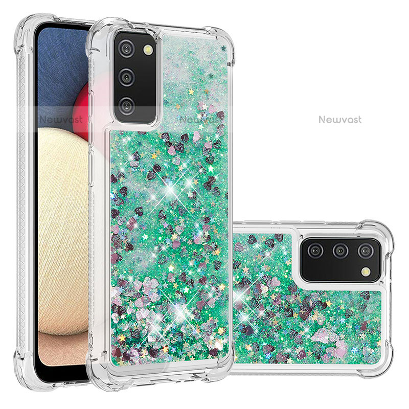 Silicone Candy Rubber TPU Bling-Bling Soft Case Cover S01 for Samsung Galaxy A02s