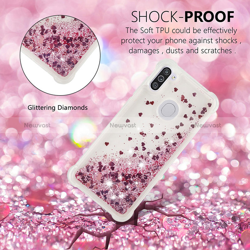 Silicone Candy Rubber TPU Bling-Bling Soft Case Cover S01 for Samsung Galaxy A11