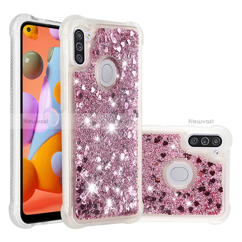 Silicone Candy Rubber TPU Bling-Bling Soft Case Cover S01 for Samsung Galaxy A11