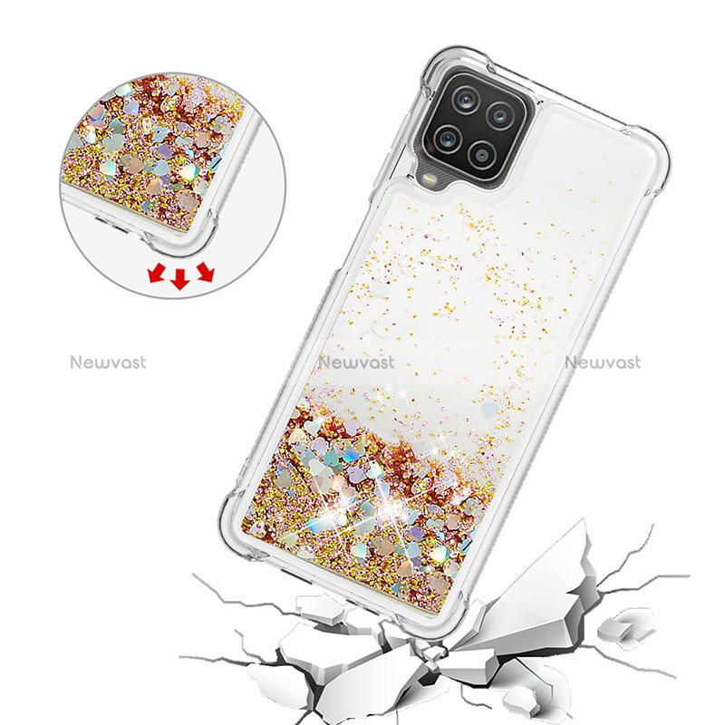 Silicone Candy Rubber TPU Bling-Bling Soft Case Cover S01 for Samsung Galaxy A12 Nacho