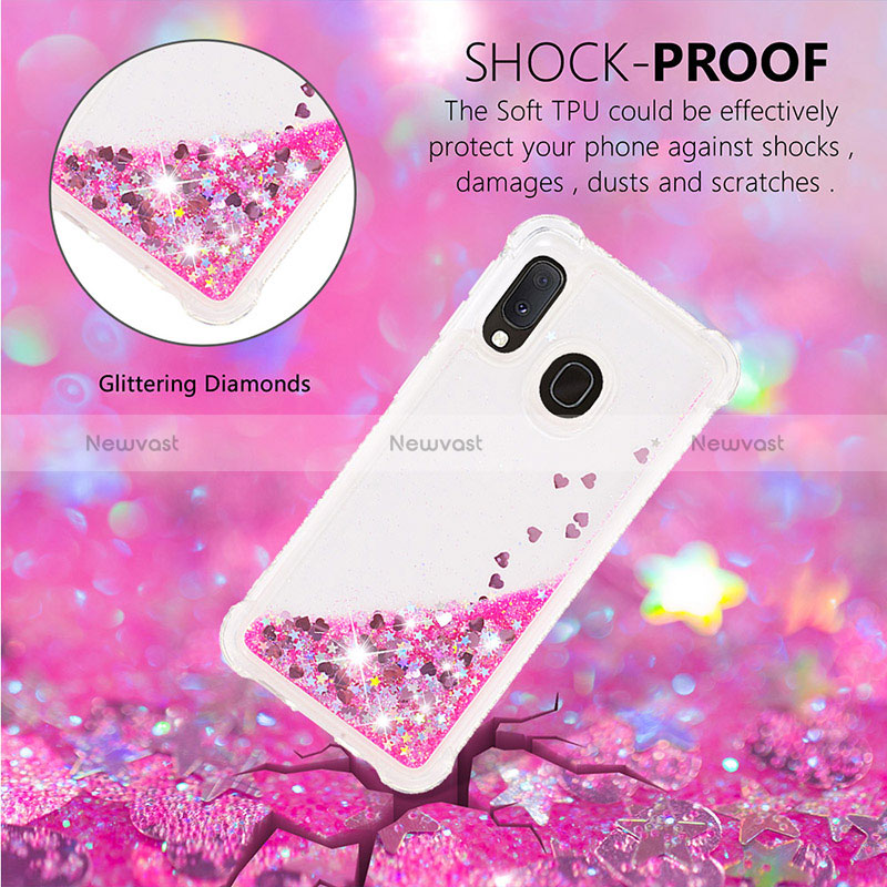 Silicone Candy Rubber TPU Bling-Bling Soft Case Cover S01 for Samsung Galaxy A20e