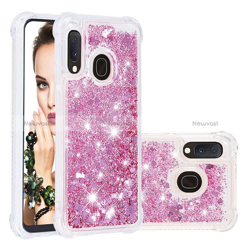 Silicone Candy Rubber TPU Bling-Bling Soft Case Cover S01 for Samsung Galaxy A20e