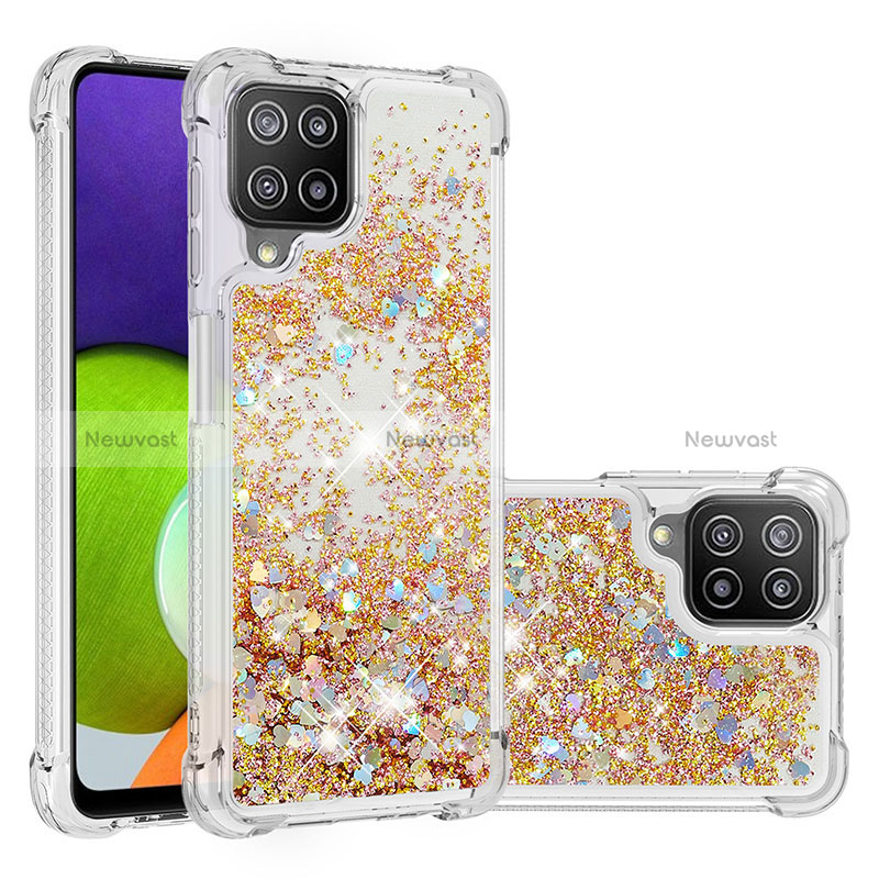 Silicone Candy Rubber TPU Bling-Bling Soft Case Cover S01 for Samsung Galaxy A22 4G