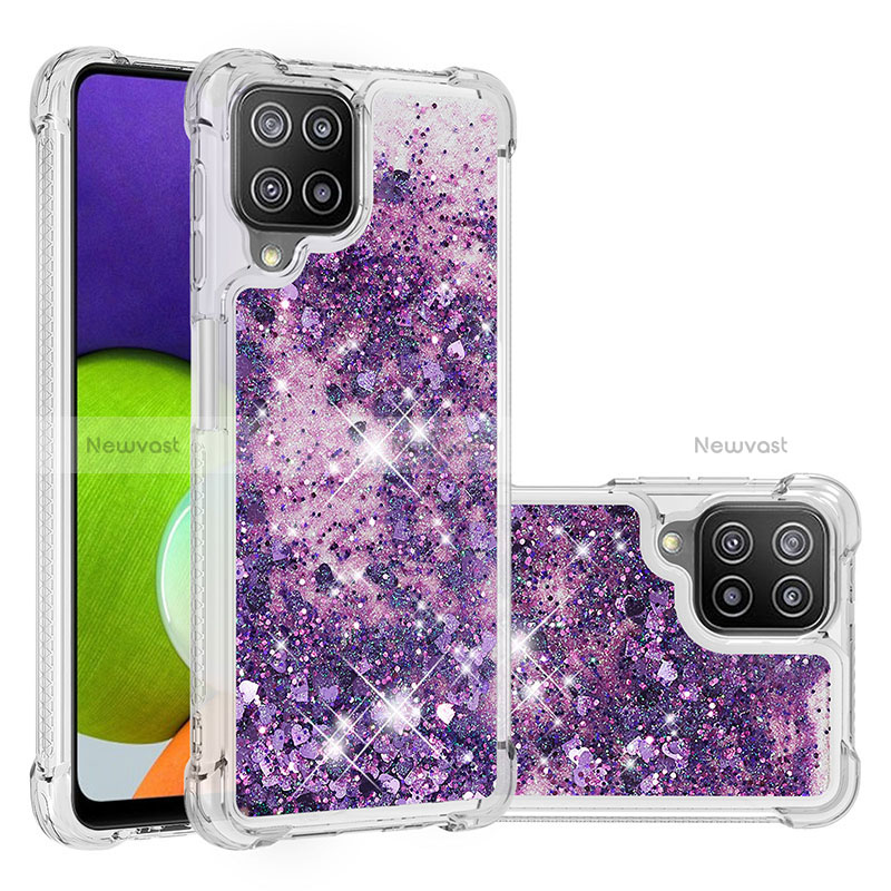 Silicone Candy Rubber TPU Bling-Bling Soft Case Cover S01 for Samsung Galaxy A22 4G