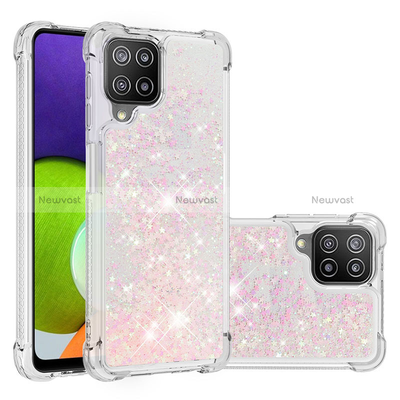 Silicone Candy Rubber TPU Bling-Bling Soft Case Cover S01 for Samsung Galaxy A22 4G