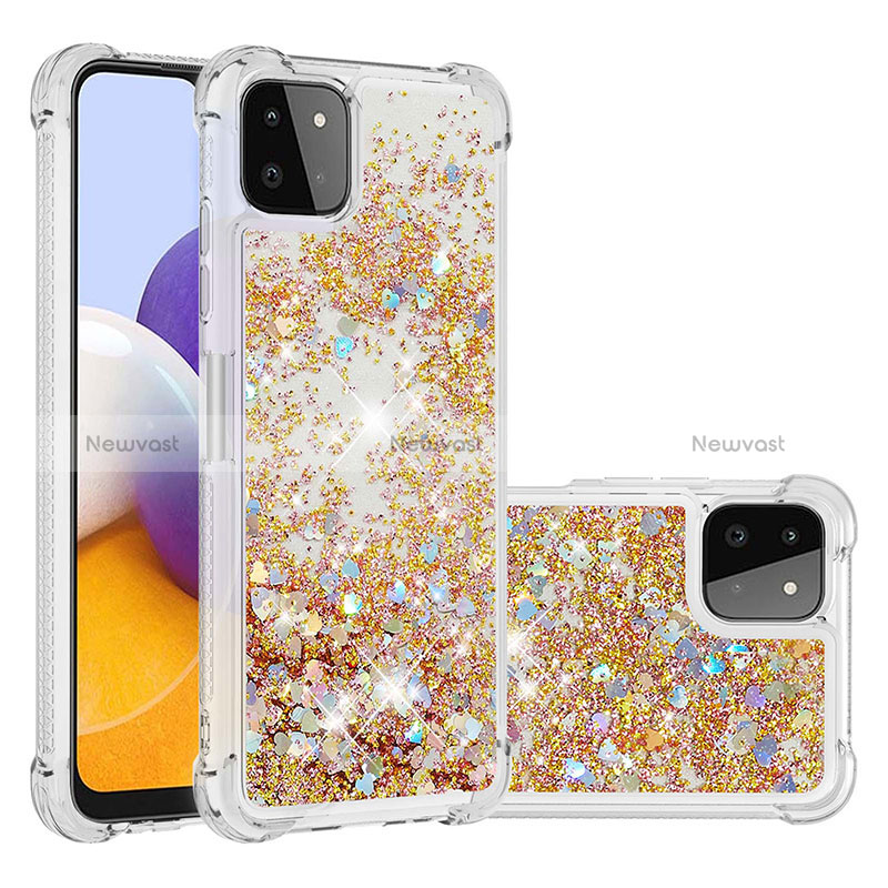Silicone Candy Rubber TPU Bling-Bling Soft Case Cover S01 for Samsung Galaxy A22 5G