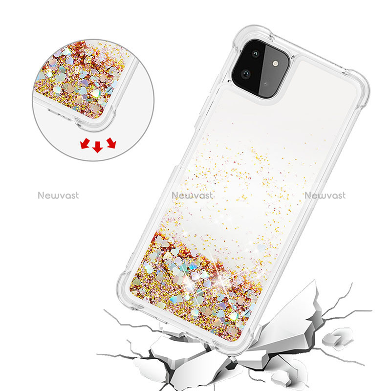 Silicone Candy Rubber TPU Bling-Bling Soft Case Cover S01 for Samsung Galaxy A22s 5G