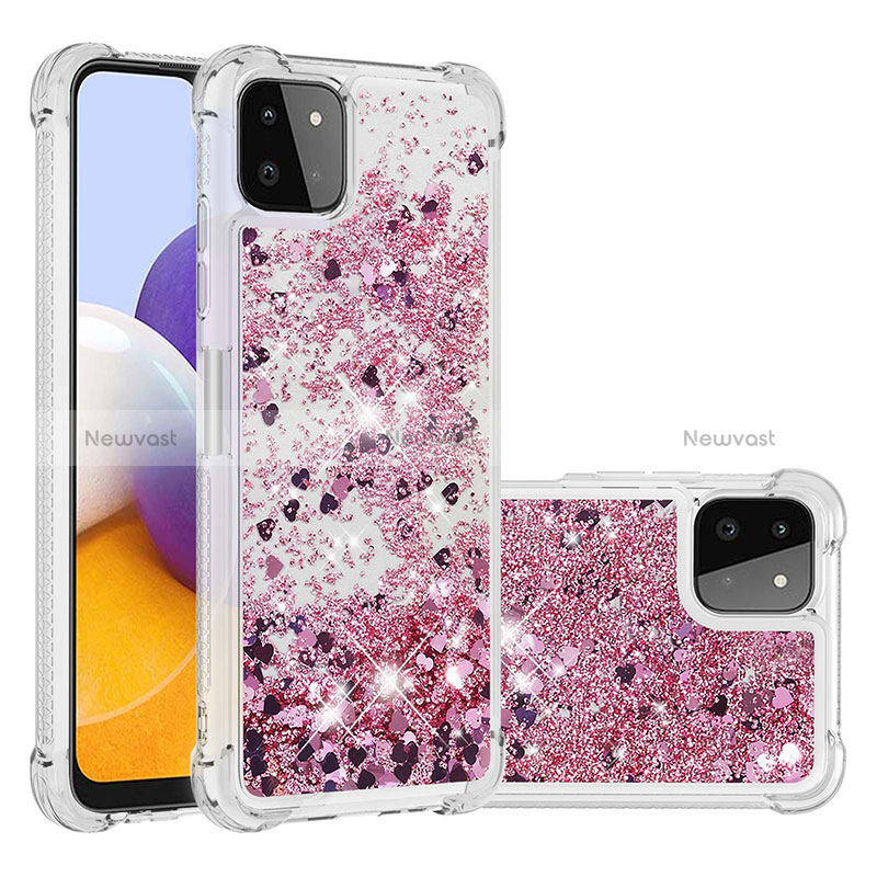 Silicone Candy Rubber TPU Bling-Bling Soft Case Cover S01 for Samsung Galaxy A22s 5G