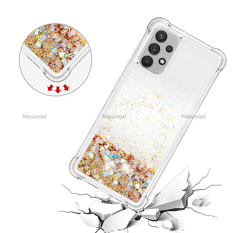 Silicone Candy Rubber TPU Bling-Bling Soft Case Cover S01 for Samsung Galaxy A32 4G