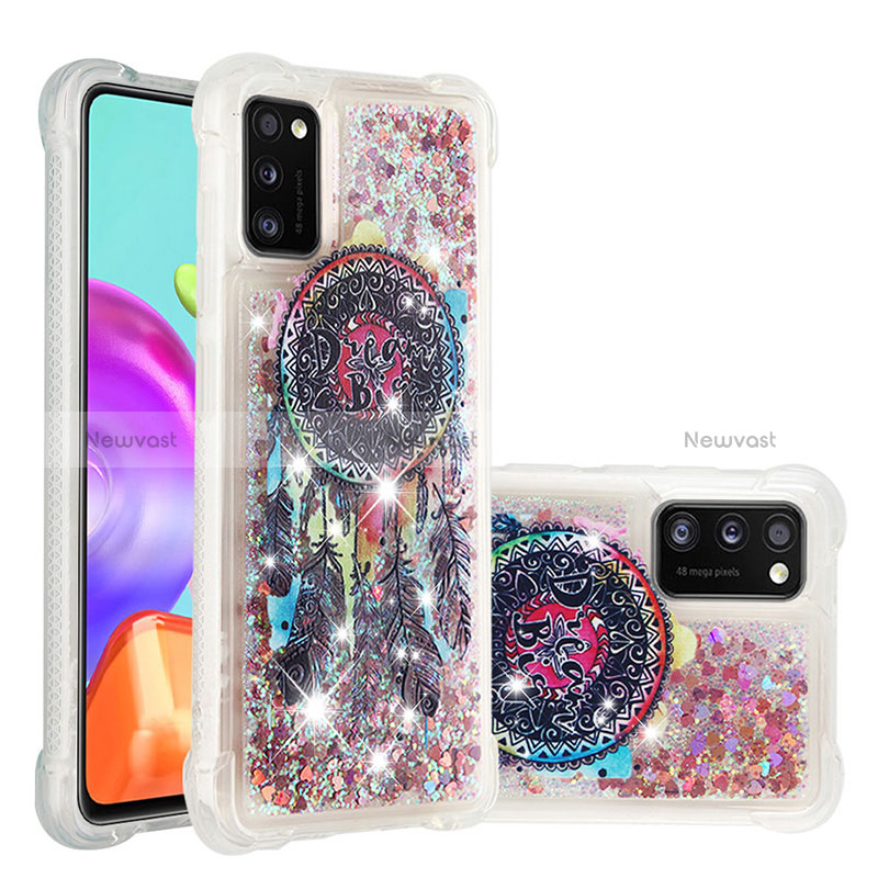 Silicone Candy Rubber TPU Bling-Bling Soft Case Cover S01 for Samsung Galaxy A41