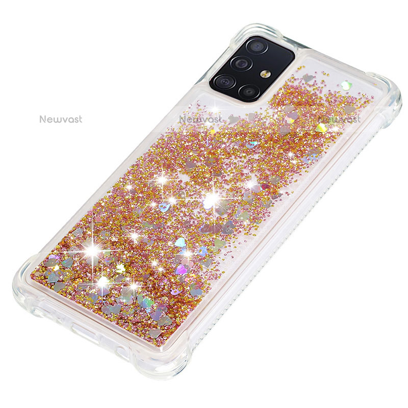 Silicone Candy Rubber TPU Bling-Bling Soft Case Cover S01 for Samsung Galaxy A51 4G