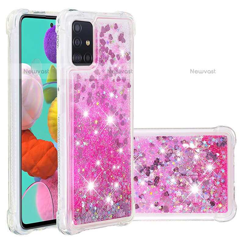 Silicone Candy Rubber TPU Bling-Bling Soft Case Cover S01 for Samsung Galaxy A51 4G