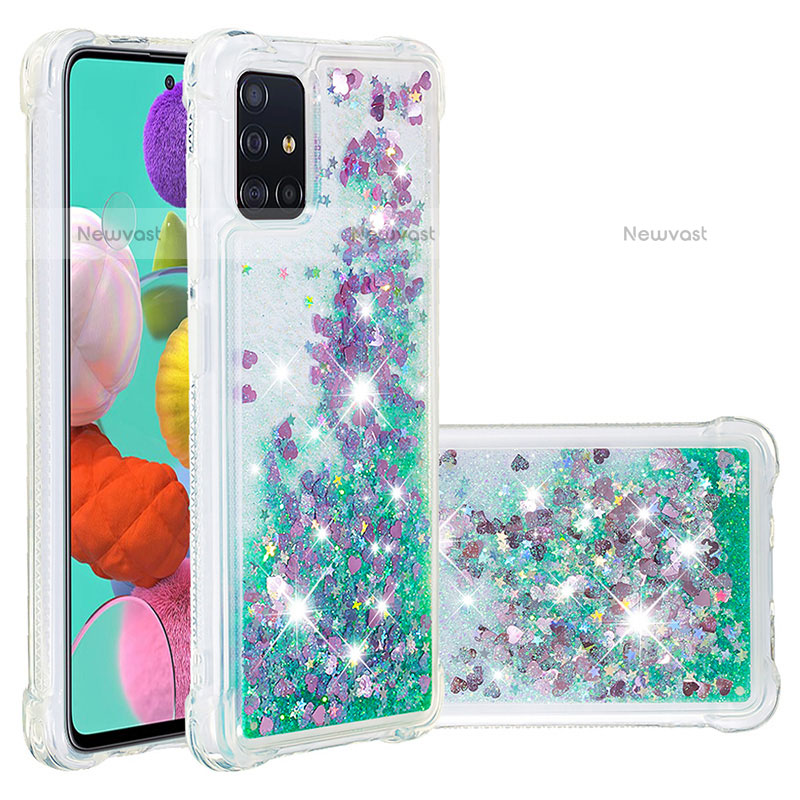 Silicone Candy Rubber TPU Bling-Bling Soft Case Cover S01 for Samsung Galaxy A51 4G