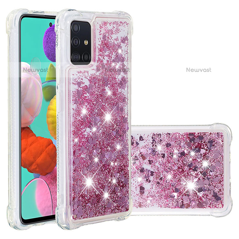 Silicone Candy Rubber TPU Bling-Bling Soft Case Cover S01 for Samsung Galaxy A51 4G