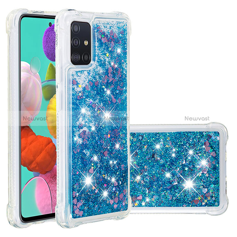 Silicone Candy Rubber TPU Bling-Bling Soft Case Cover S01 for Samsung Galaxy A51 5G