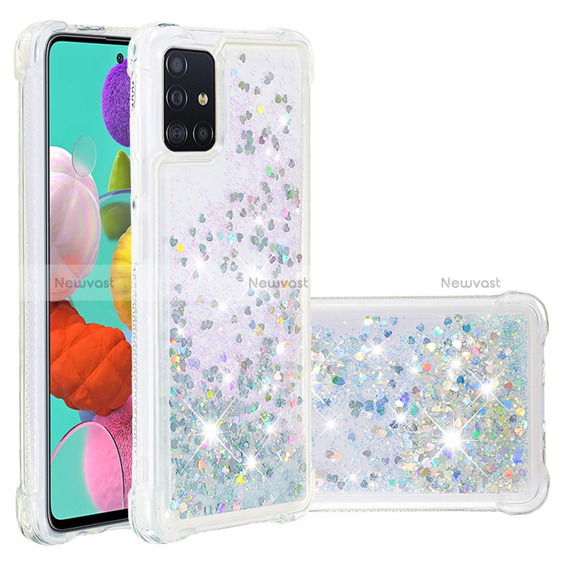 Silicone Candy Rubber TPU Bling-Bling Soft Case Cover S01 for Samsung Galaxy A51 5G