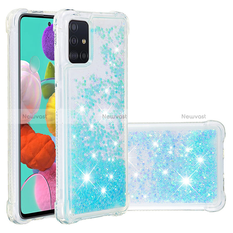 Silicone Candy Rubber TPU Bling-Bling Soft Case Cover S01 for Samsung Galaxy A51 5G