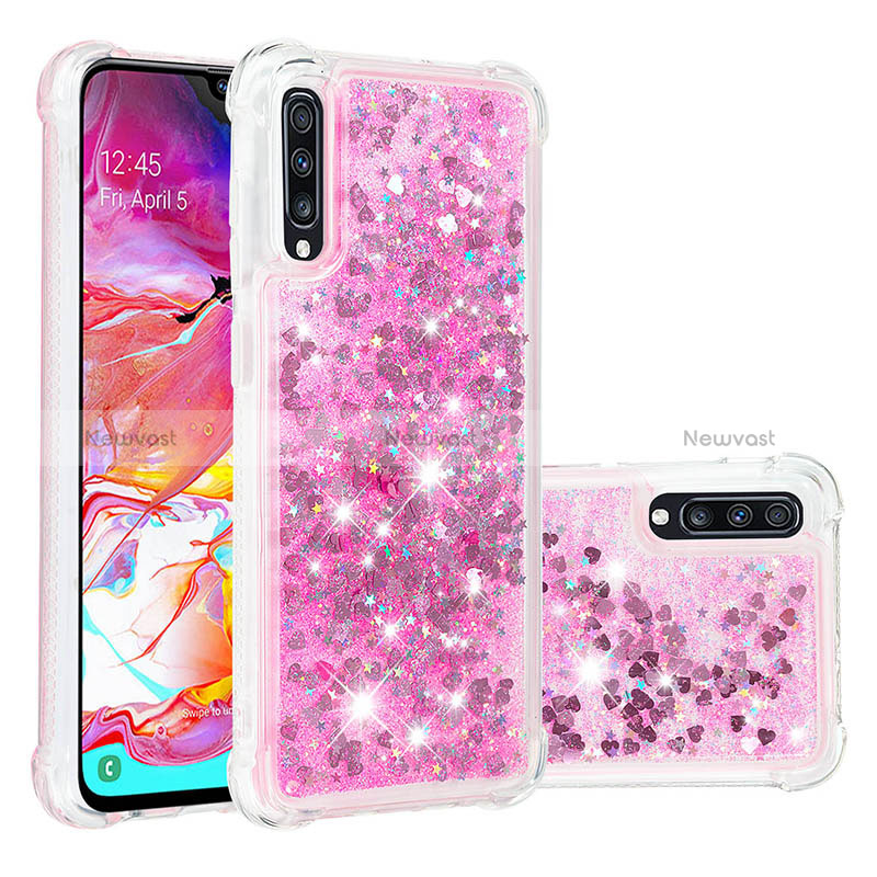 Silicone Candy Rubber TPU Bling-Bling Soft Case Cover S01 for Samsung Galaxy A70