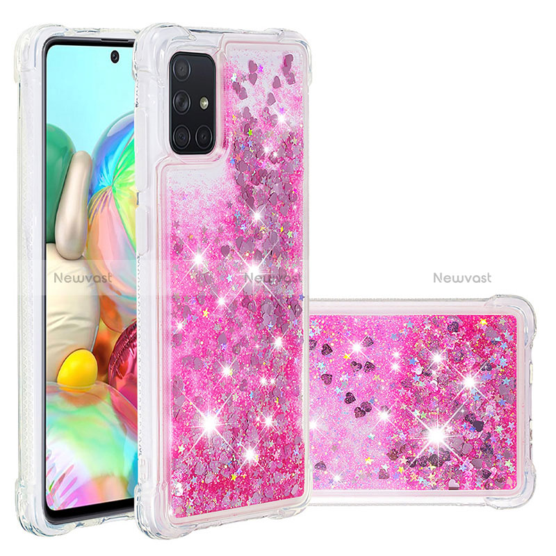 Silicone Candy Rubber TPU Bling-Bling Soft Case Cover S01 for Samsung Galaxy A71 5G