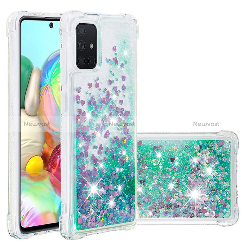 Silicone Candy Rubber TPU Bling-Bling Soft Case Cover S01 for Samsung Galaxy A71 5G