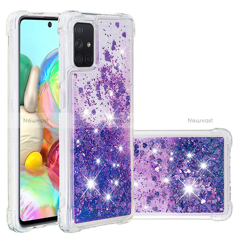 Silicone Candy Rubber TPU Bling-Bling Soft Case Cover S01 for Samsung Galaxy A71 5G