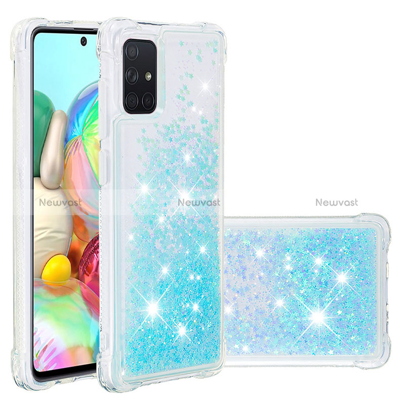 Silicone Candy Rubber TPU Bling-Bling Soft Case Cover S01 for Samsung Galaxy A71 5G