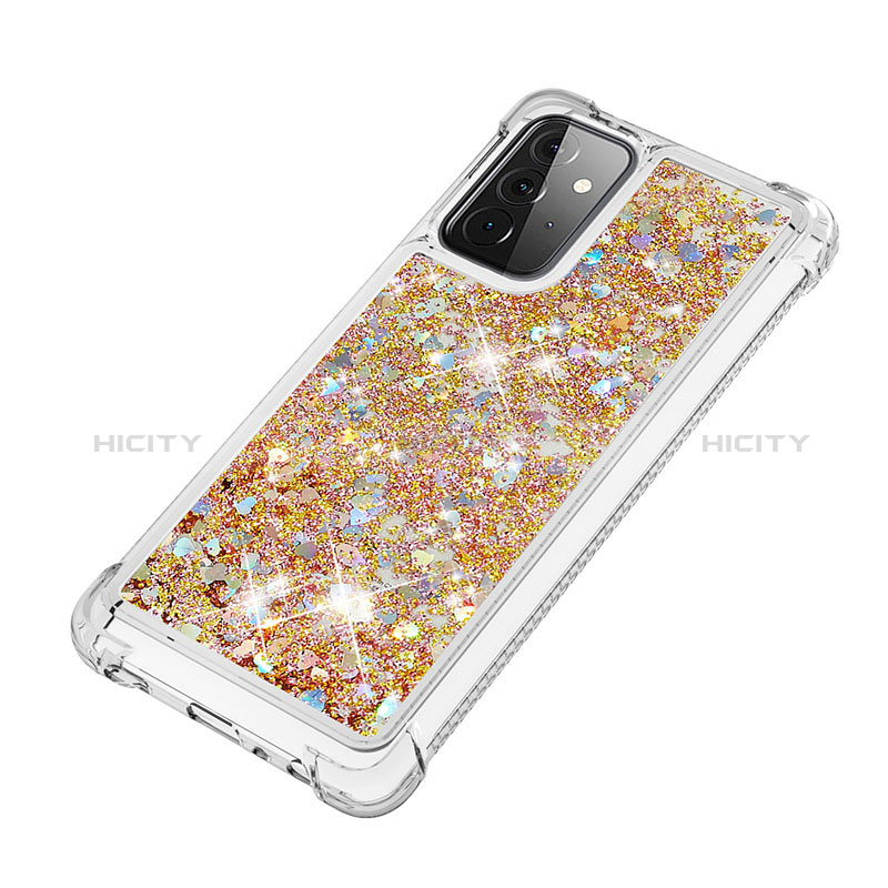 Silicone Candy Rubber TPU Bling-Bling Soft Case Cover S01 for Samsung Galaxy A72 5G