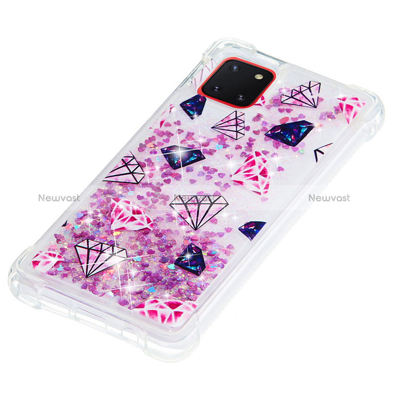 Silicone Candy Rubber TPU Bling-Bling Soft Case Cover S01 for Samsung Galaxy A81