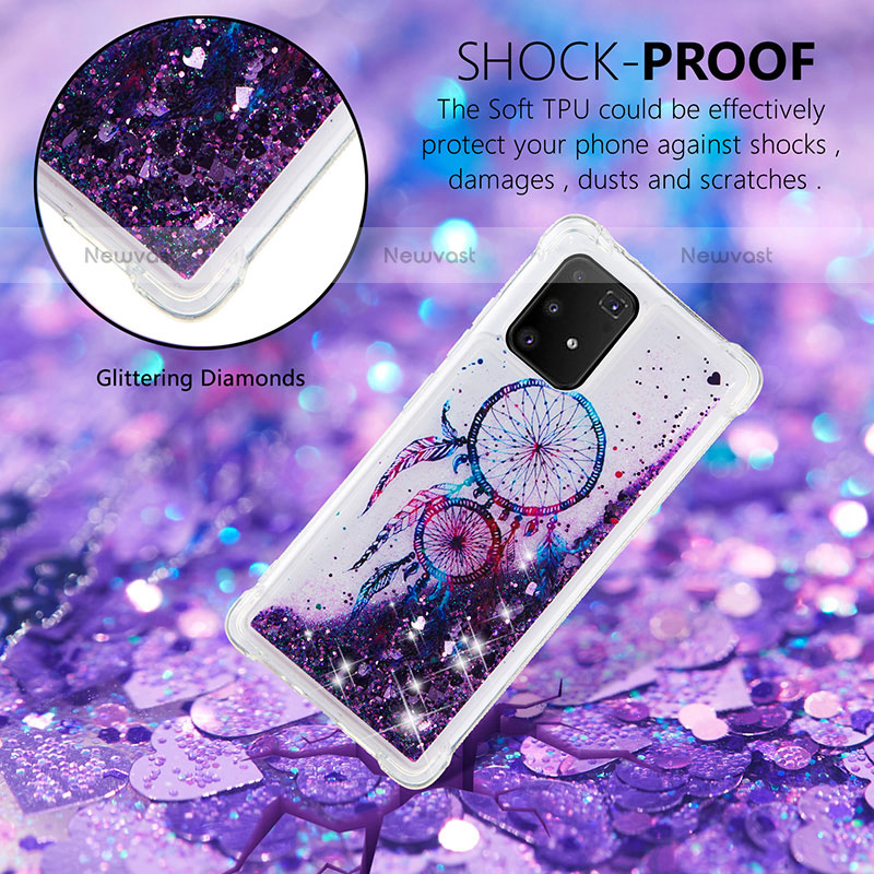 Silicone Candy Rubber TPU Bling-Bling Soft Case Cover S01 for Samsung Galaxy A91