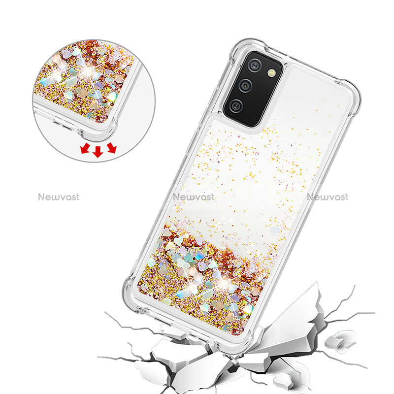 Silicone Candy Rubber TPU Bling-Bling Soft Case Cover S01 for Samsung Galaxy F02S SM-E025F