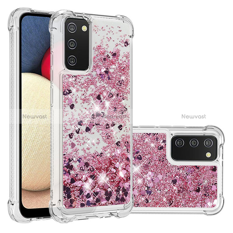 Silicone Candy Rubber TPU Bling-Bling Soft Case Cover S01 for Samsung Galaxy F02S SM-E025F