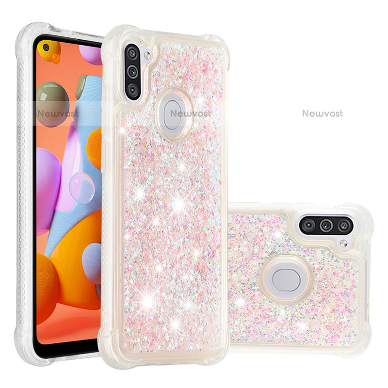 Silicone Candy Rubber TPU Bling-Bling Soft Case Cover S01 for Samsung Galaxy M11