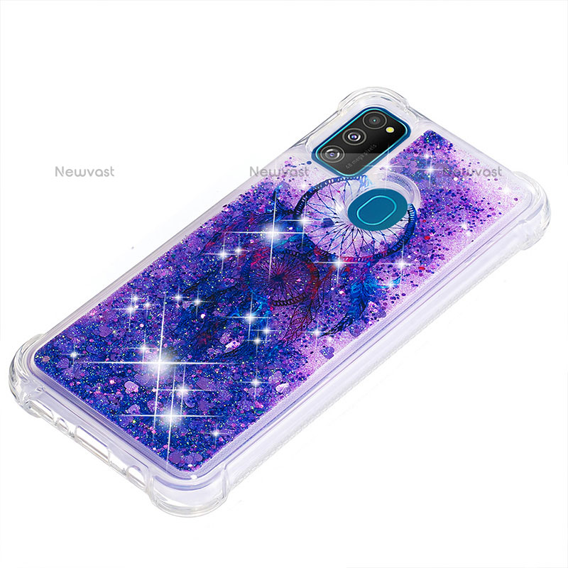 Silicone Candy Rubber TPU Bling-Bling Soft Case Cover S01 for Samsung Galaxy M21