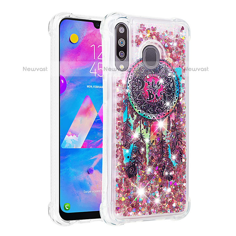 Silicone Candy Rubber TPU Bling-Bling Soft Case Cover S01 for Samsung Galaxy M30 Colorful