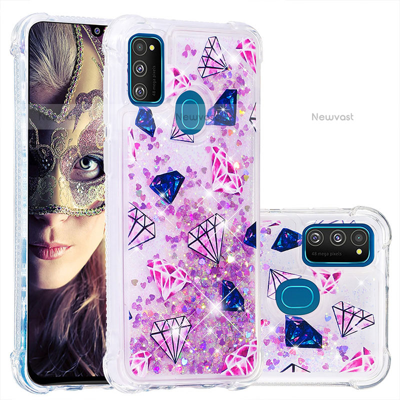 Silicone Candy Rubber TPU Bling-Bling Soft Case Cover S01 for Samsung Galaxy M30s