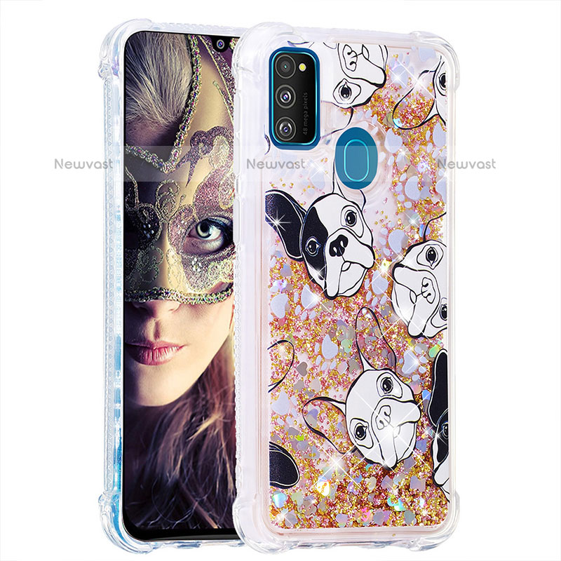 Silicone Candy Rubber TPU Bling-Bling Soft Case Cover S01 for Samsung Galaxy M30s