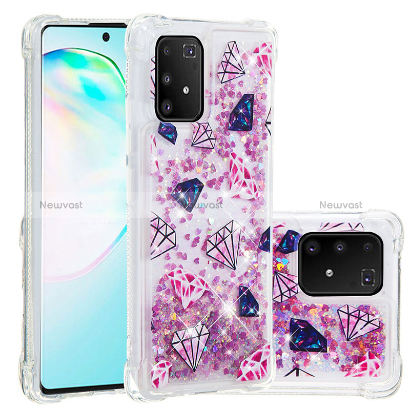 Silicone Candy Rubber TPU Bling-Bling Soft Case Cover S01 for Samsung Galaxy M80S