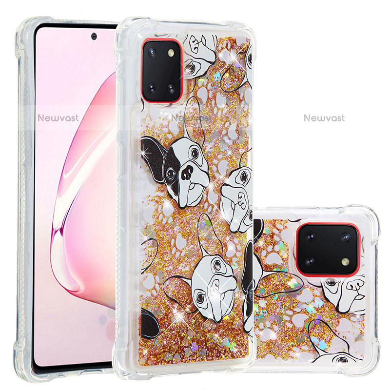 Silicone Candy Rubber TPU Bling-Bling Soft Case Cover S01 for Samsung Galaxy Note 10 Lite