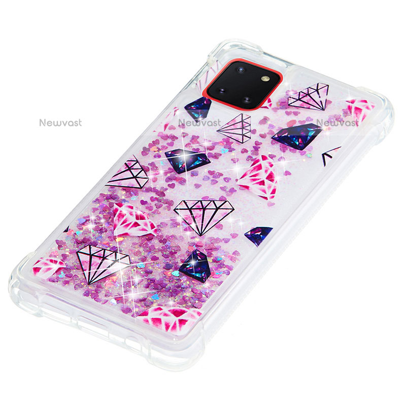 Silicone Candy Rubber TPU Bling-Bling Soft Case Cover S01 for Samsung Galaxy Note 10 Lite