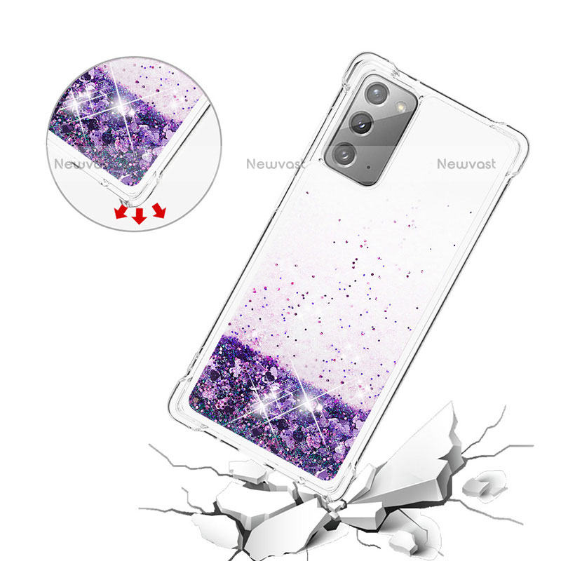 Silicone Candy Rubber TPU Bling-Bling Soft Case Cover S01 for Samsung Galaxy Note 20 5G