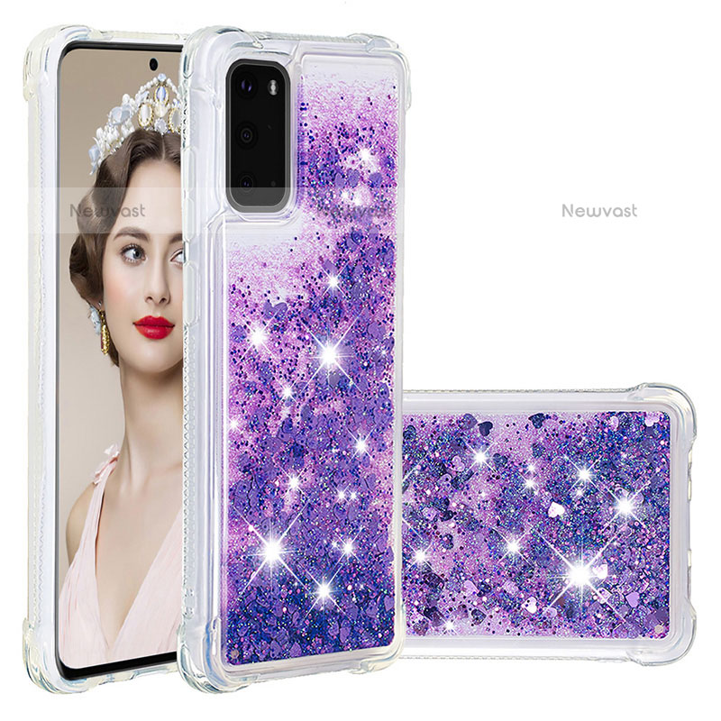 Silicone Candy Rubber TPU Bling-Bling Soft Case Cover S01 for Samsung Galaxy S20 5G