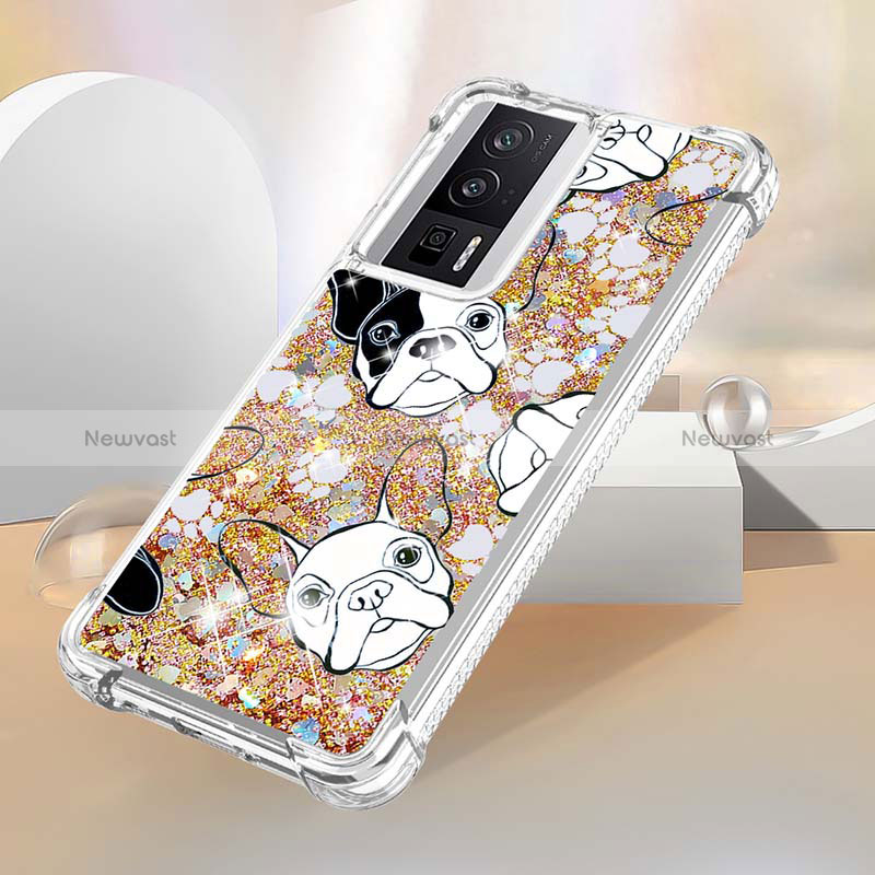 Silicone Candy Rubber TPU Bling-Bling Soft Case Cover S01 for Xiaomi Poco F5 Pro 5G