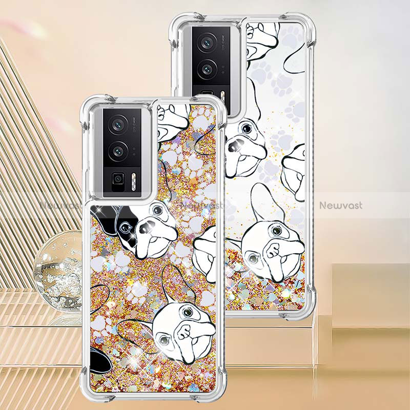 Silicone Candy Rubber TPU Bling-Bling Soft Case Cover S01 for Xiaomi Poco F5 Pro 5G