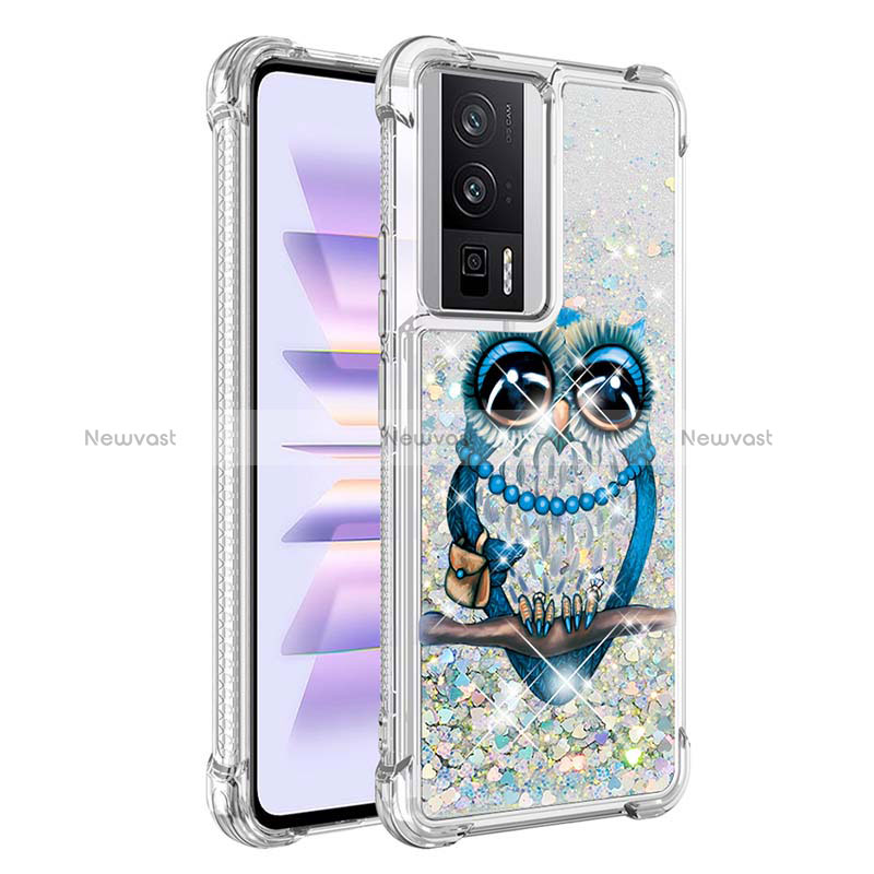 Silicone Candy Rubber TPU Bling-Bling Soft Case Cover S01 for Xiaomi Poco F5 Pro 5G Mixed