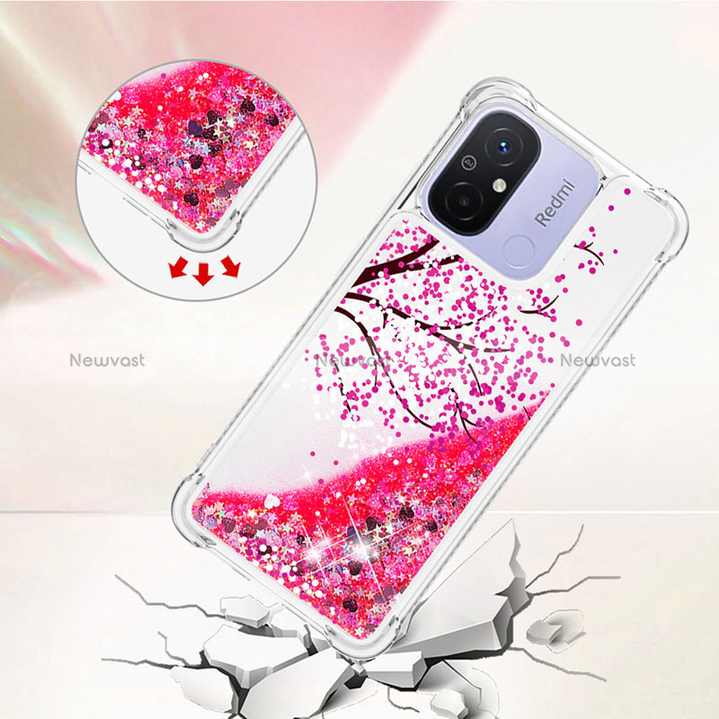 Silicone Candy Rubber TPU Bling-Bling Soft Case Cover S01 for Xiaomi Redmi 12C 4G