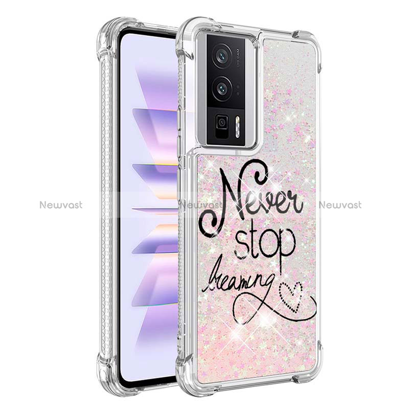 Silicone Candy Rubber TPU Bling-Bling Soft Case Cover S01 for Xiaomi Redmi K60 5G