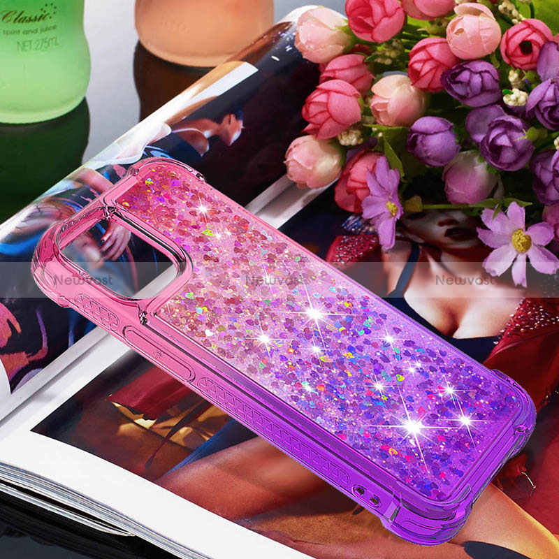 Silicone Candy Rubber TPU Bling-Bling Soft Case Cover S02 for Apple iPhone 13 Pro Max